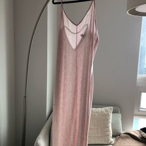 ASOS rattlesnake print slip dress